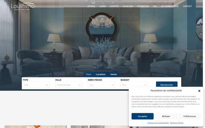 Screenshot of loulimmo.com