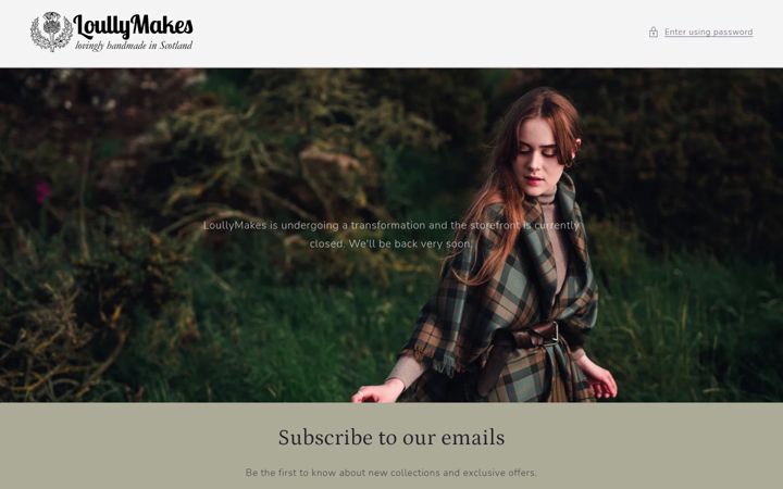 Screenshot of loullymakesluxury.com