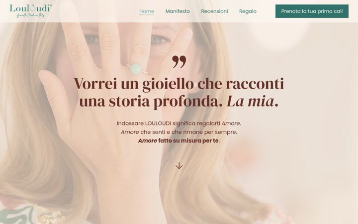 Screenshot of louloudigioielli.it