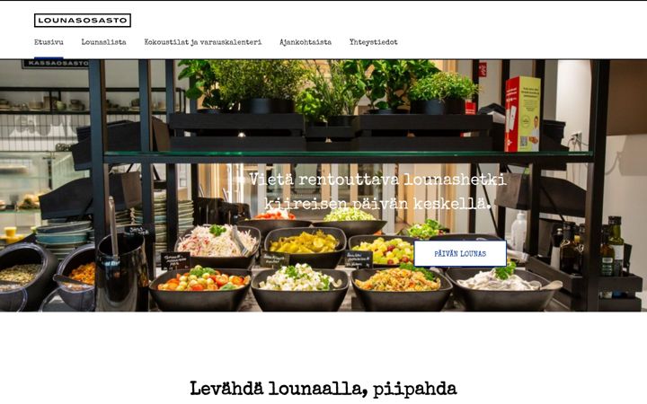 Screenshot of lounasosasto.fi