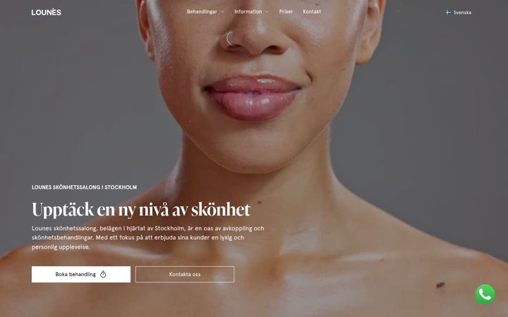 Screenshot of lounes.se