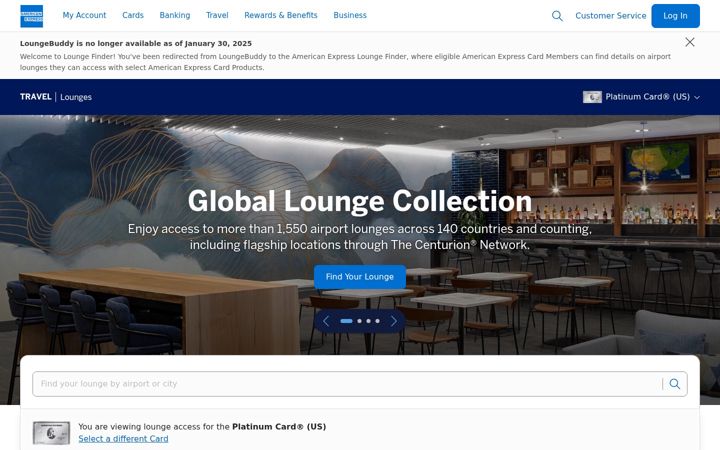 Screenshot of loungebuddy.com