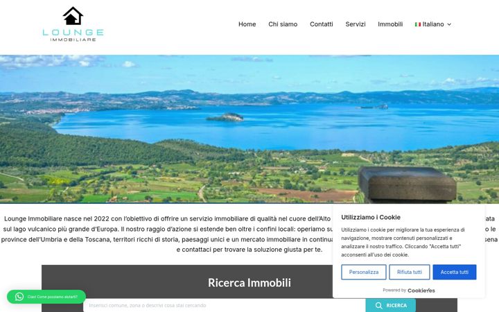 Screenshot of loungeimmobiliare.it