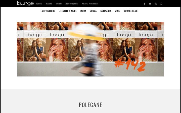 Screenshot of loungemagazyn.pl