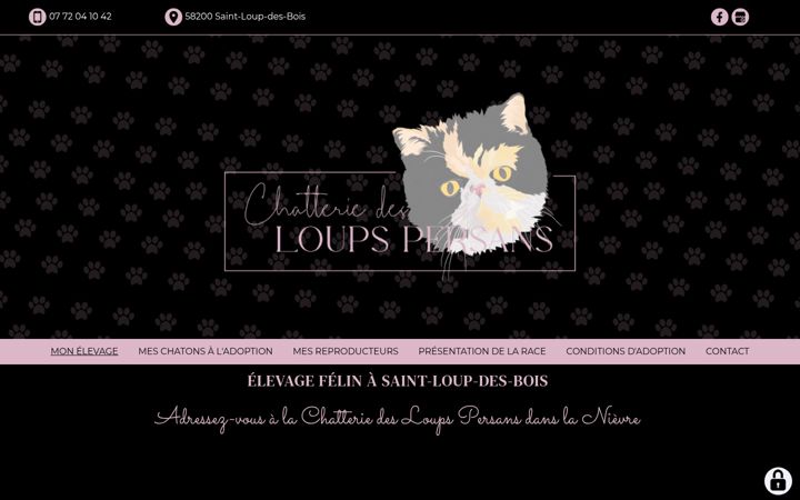 Screenshot of loups-persans.fr
