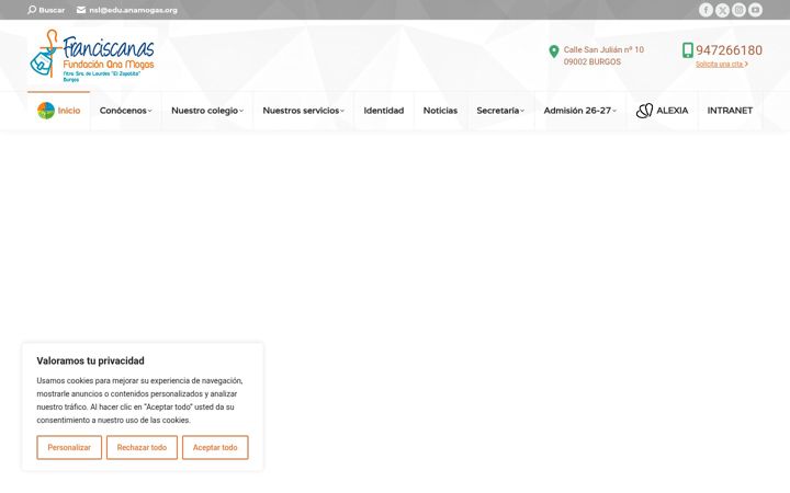 Screenshot of lourdesburgos.es