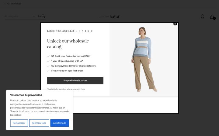 Screenshot of lourdescastillo.com