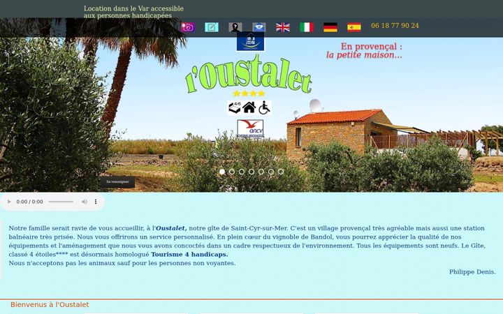 Screenshot of loustalet-du-var.fr
