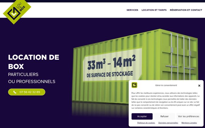 Screenshot of loutabox.fr