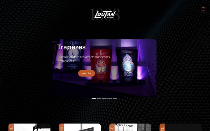 Screenshot of loutan.ch