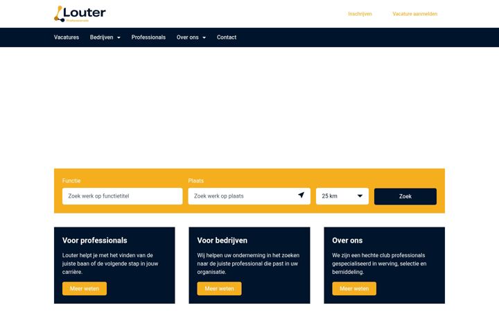 Screenshot of louterprofessionals.nl