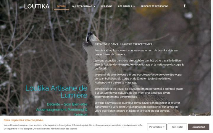 Screenshot of loutika.com