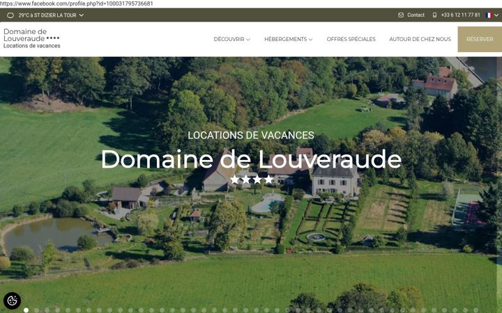 Screenshot of louveraude.fr