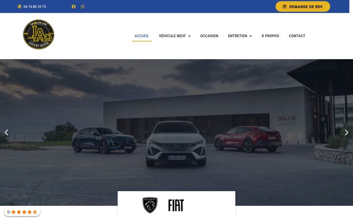 Zrzut ekranu louvetautos.com