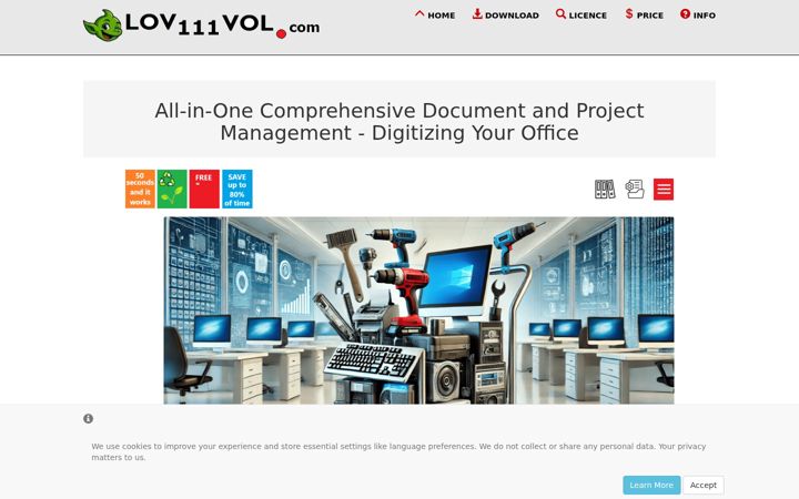 Screenshot of lov111vol.com