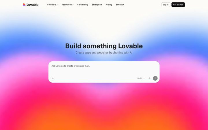 Screenshot of lovable.app