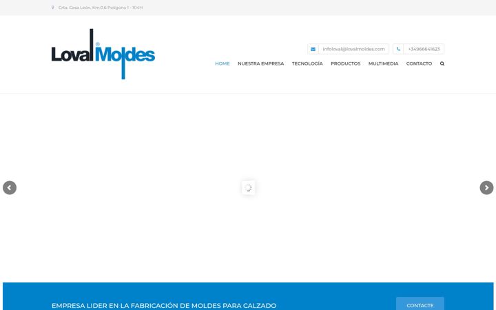 Screenshot of lovalmoldes.com
