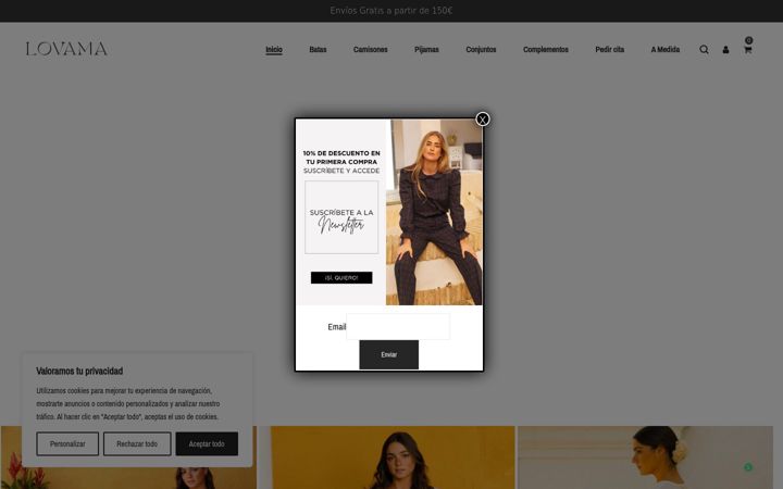 Screenshot of lovama.es