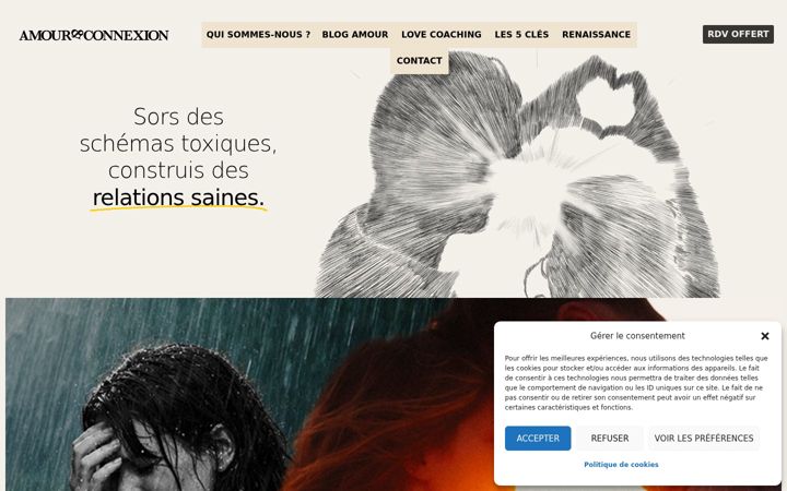 Screenshot of love-and-connexion.com