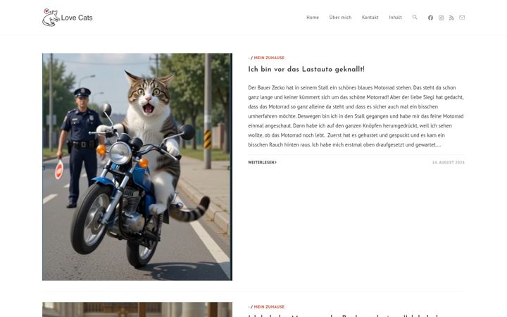 Screenshot of love-cats.de