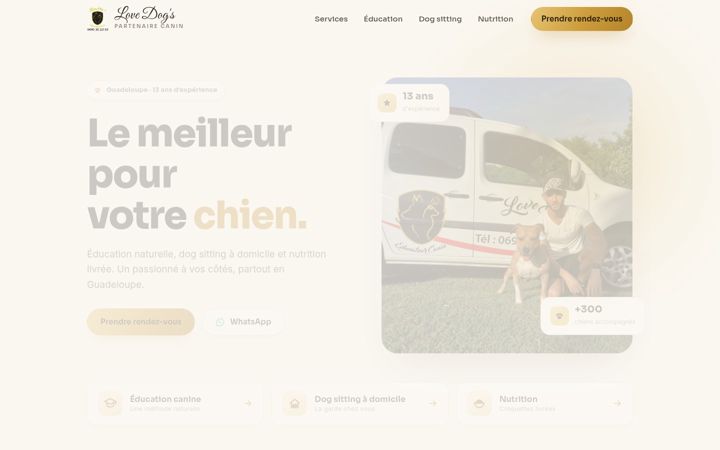 Screenshot of love-dogs.fr