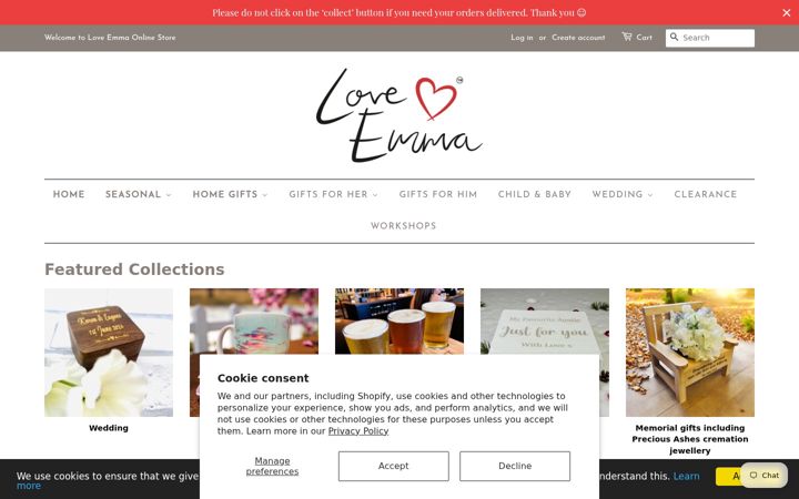 Screenshot of love-emma.co.uk