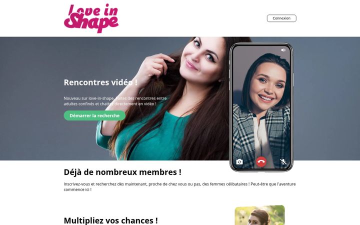 Screenshot of love-in-shape.com