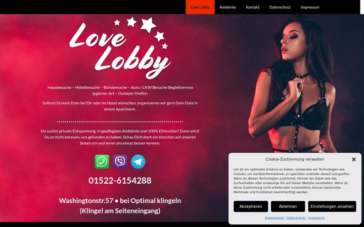 Screenshot of love-lobby.de