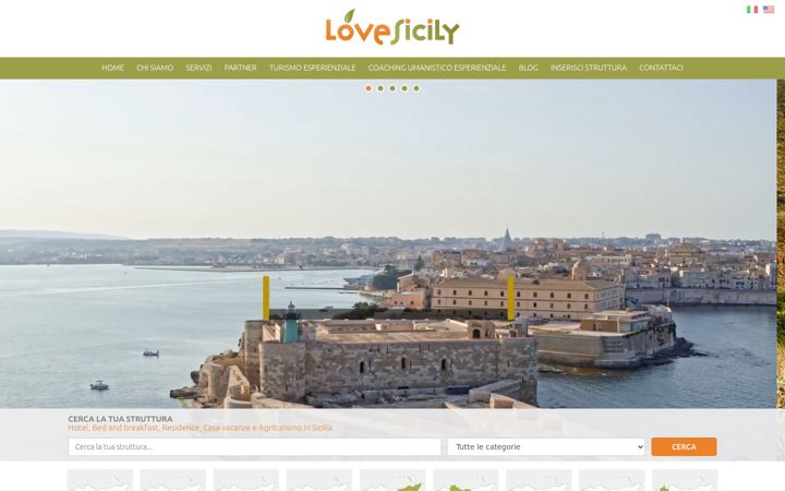 Screenshot of love-sicily.com