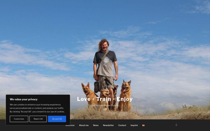 Screenshot of love-train-enjoy.de