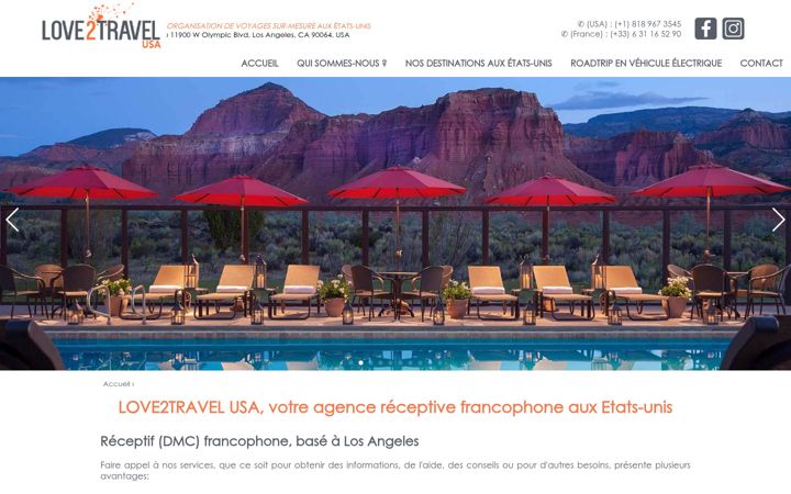 Screenshot of love2travel-usa.fr
