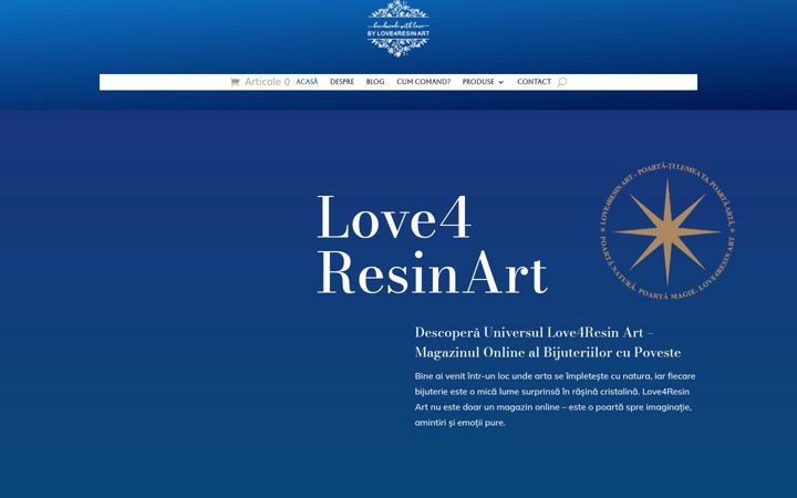 Screenshot of love4resinart.ro