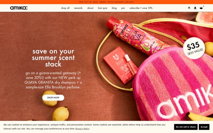 Screenshot of loveamika.com
