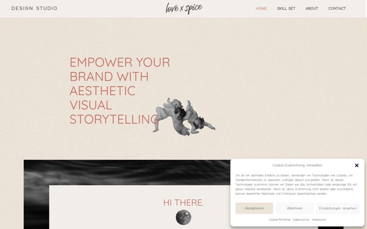 Screenshot of loveandspice.de