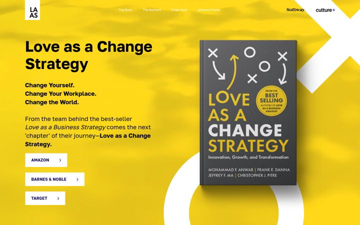 Screenshot of loveasachangestrategy.com