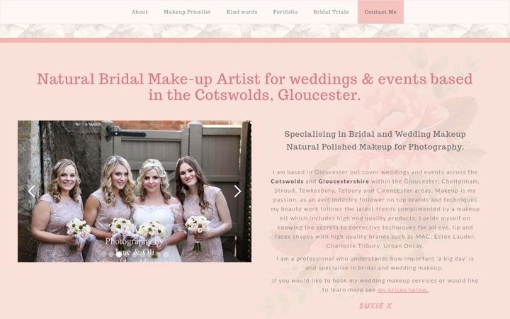 Screenshot of lovebirdmakeup.co.uk