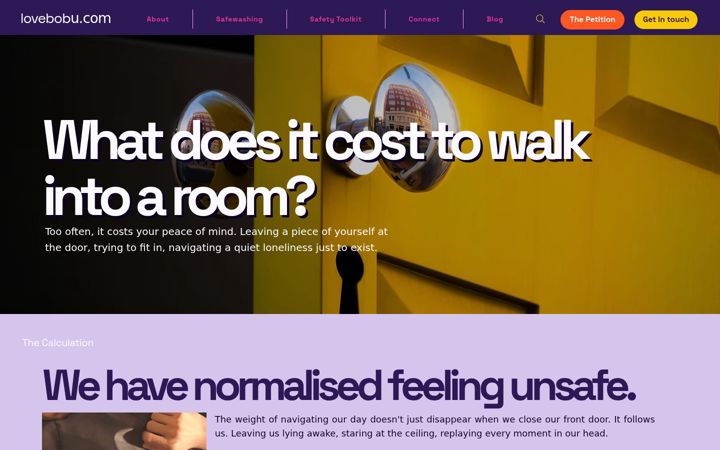 Screenshot of lovebobu.com