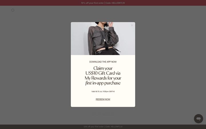 Screenshot of lovebonito.com