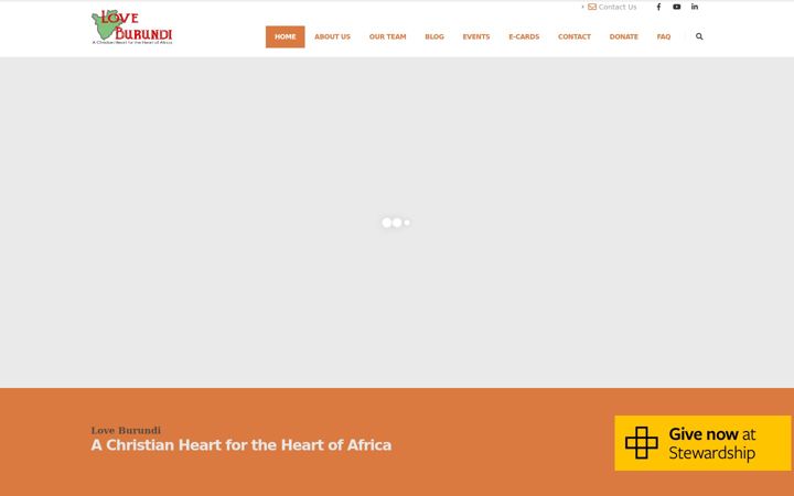 Screenshot of loveburundi.org