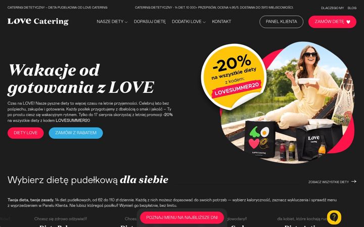 Screenshot of lovecatering.pl