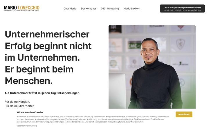 Screenshot of lovecchio.eu