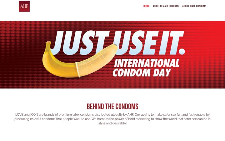 Screenshot of lovecondoms.org