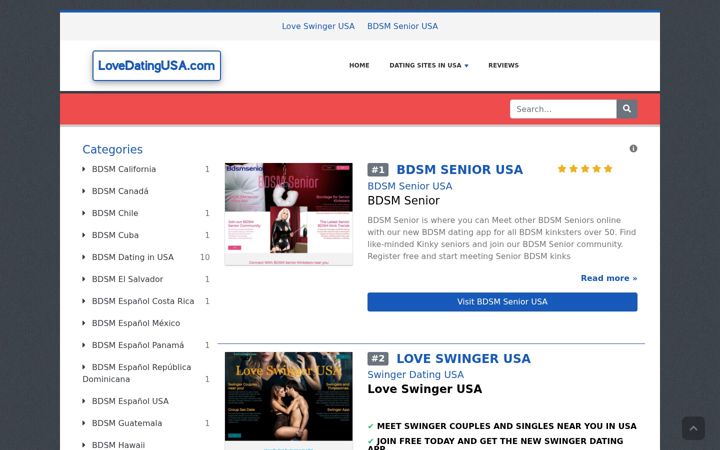 Screenshot of lovedatingusa.com