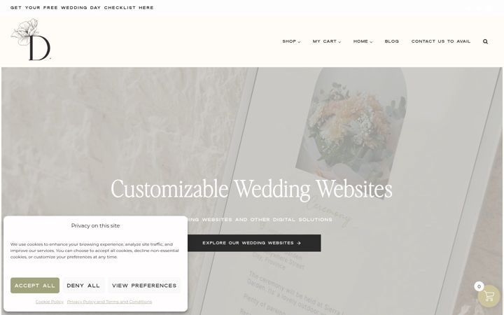 Screenshot of lovedconcepts.com