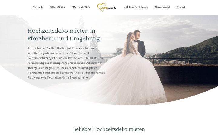 Screenshot of lovedeko.de