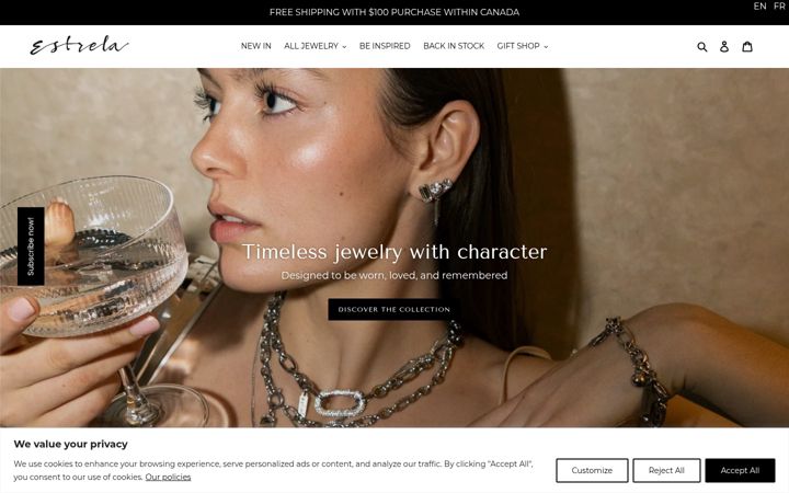 Screenshot of loveestrela.com