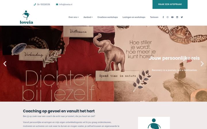 Screenshot of loveia.nl