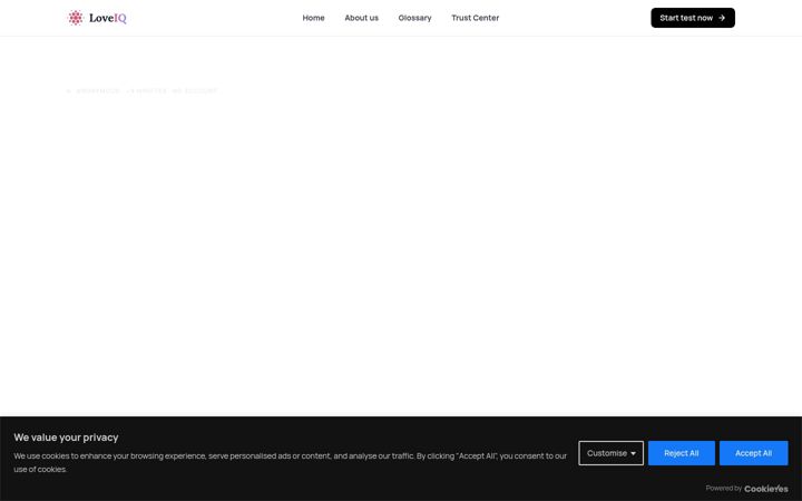 Screenshot of loveiq.org
