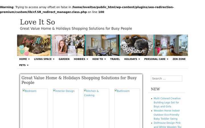 Screenshot of loveitso.com