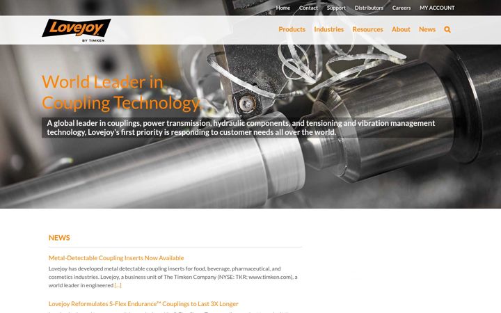 Screenshot of lovejoy-inc.com
